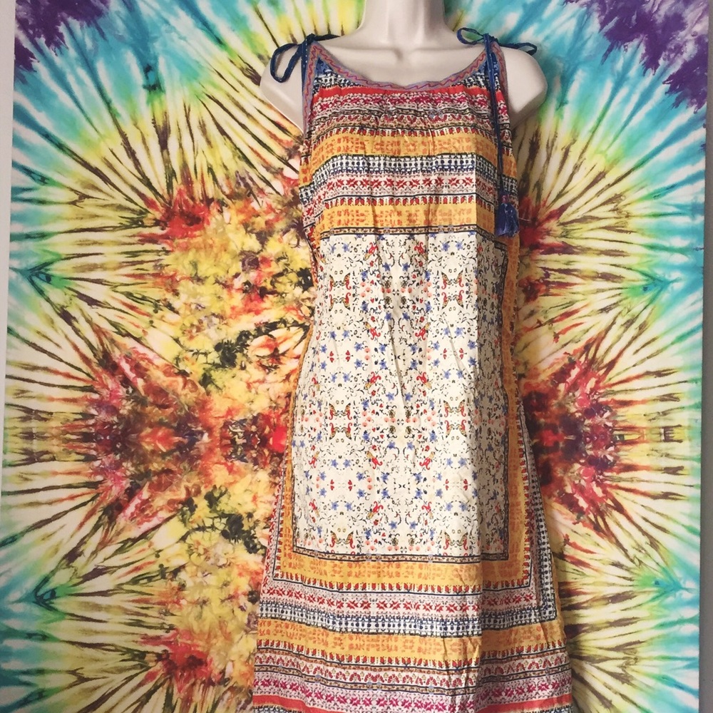 Scarf Print Dress